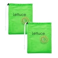 thumbnail image 1 of Oleegame 2PC Produce Storage Banana & Lettuce Bag Washable Stay Fresh Bags Drawstring Design Storage Bag Banana Storage Bag Vegetable Storage Bag Odor For Fruits And Vegetables Green, 1 of 7