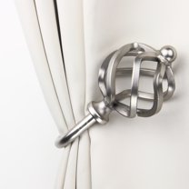 Jinx Decorative Holdback Pair - Satin Nickel,(4842-035)