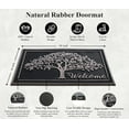 thumbnail image 4 of A1HC Rubber Pin Welcome Door Mats for Outdoor Indoor Entrance, Non-Slip Backing Front Door Mat, 30"x48" Shredding Tree, 4 of 7