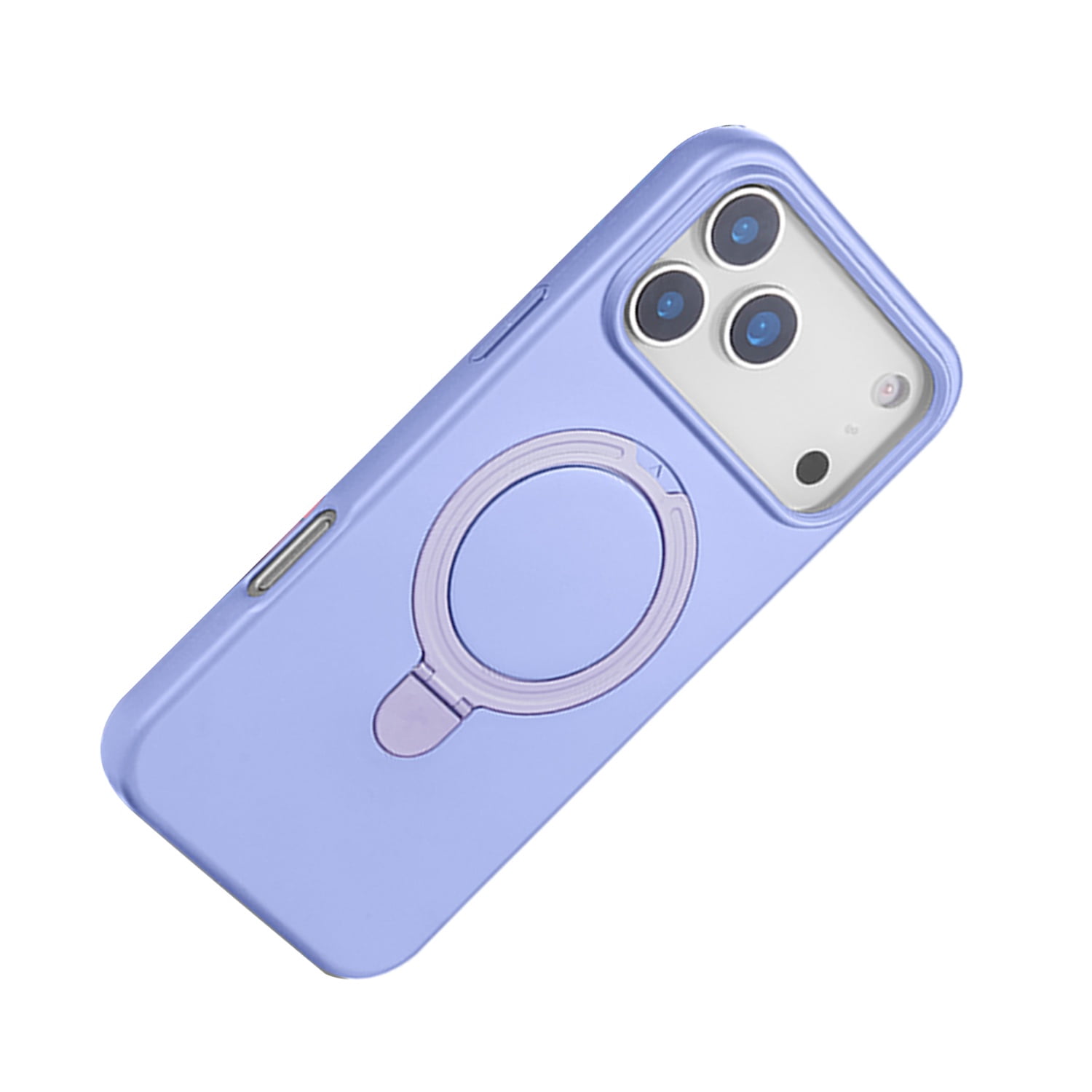 Sturdy Silicone Stand Case with Magsafe for iPhone 17 Pro - Lilac