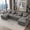 124" Light Grey-Corduroy, variant on Howcool 124" U Shaped Cloud Couch Modular Sectional Couches for Living Room, Comfy Fluffy Corduroy Oversized Cloud Sectional Couch Large 6 Seat Sectionals Sofa Set Central Console USB Port,Black