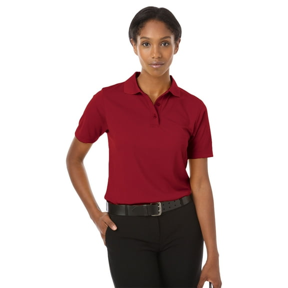 BlueGeneration Ladies Il-50 Polo No Pocket - Burgundy Medium Solid