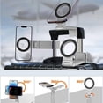 thumbnail image 5 of CTDWNT Magnetic Airplane Phone Mount,Portable & Foldable Airplane Phone Holder with 360 Rotation, Strong Hands-Free Magnetic Phone Stand for Travel,Multipurpose Phone Mounts for Desk Trays, 5 of 9