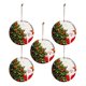 thumbnail image 1 of Adornos navideños Tarjeta colgante de madera de Navidad Decoración de árbol de Navidad de madera de doble cara Wmkox8yii gf9124, 1 of 8
