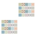 thumbnail image 3 of Ounissouiy 20 piezas mosaico azulejos de pared pegatinas cocina baño azulejo calcomanías #2 10x10cm Type4, 3 of 6