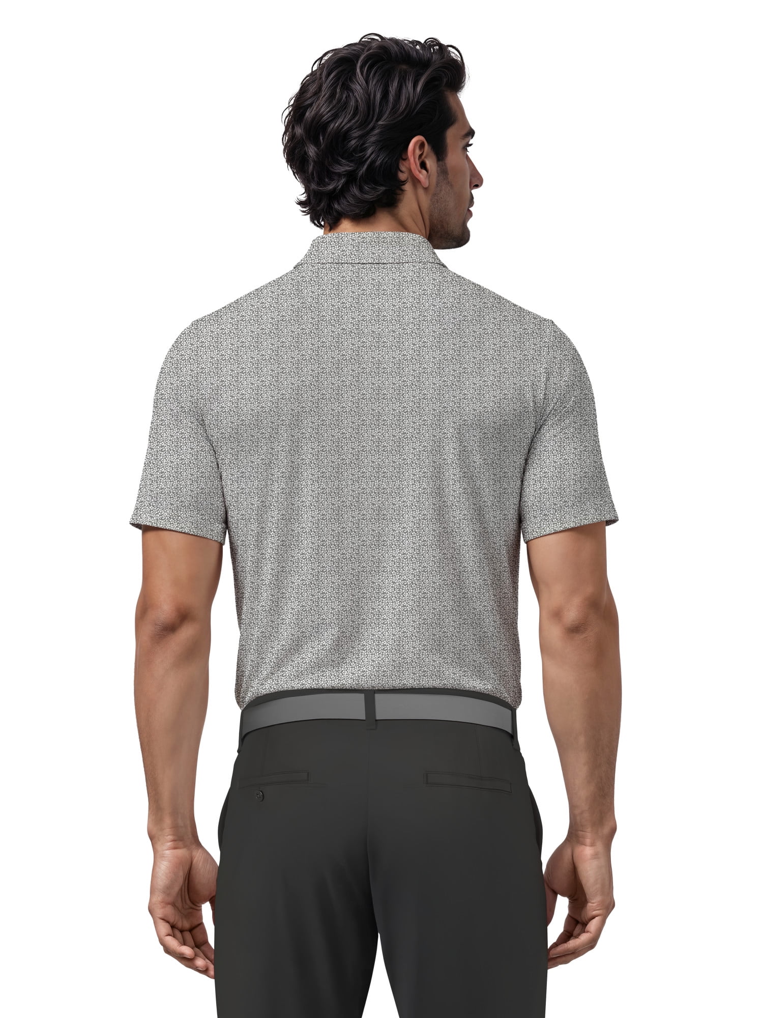 Ben Hogan Men's & Big Men's All Over Floral Printed Golf Polo, Sizes S-5XL