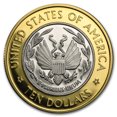 thumbnail image 2 of 2000-W Gold/Platinum $10 Commem Library of Congress Pf (Box/COA), 2 of 3