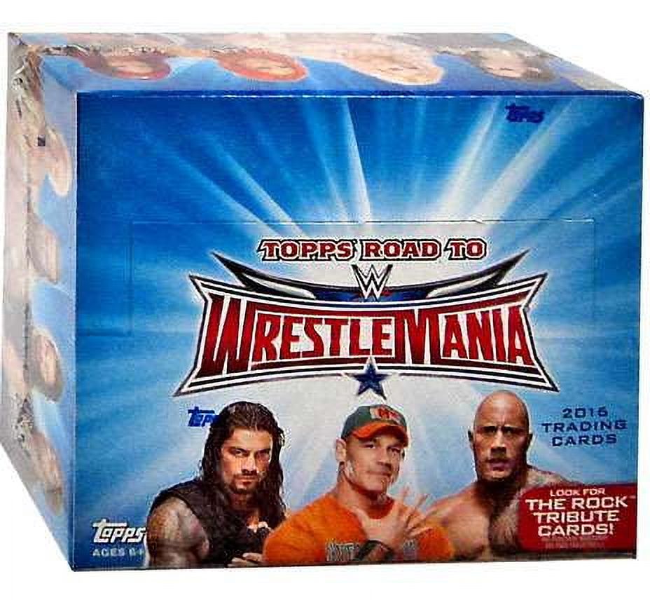 WWE Wrestling 2016 Road to WrestleMania Trading Card Hobby Box