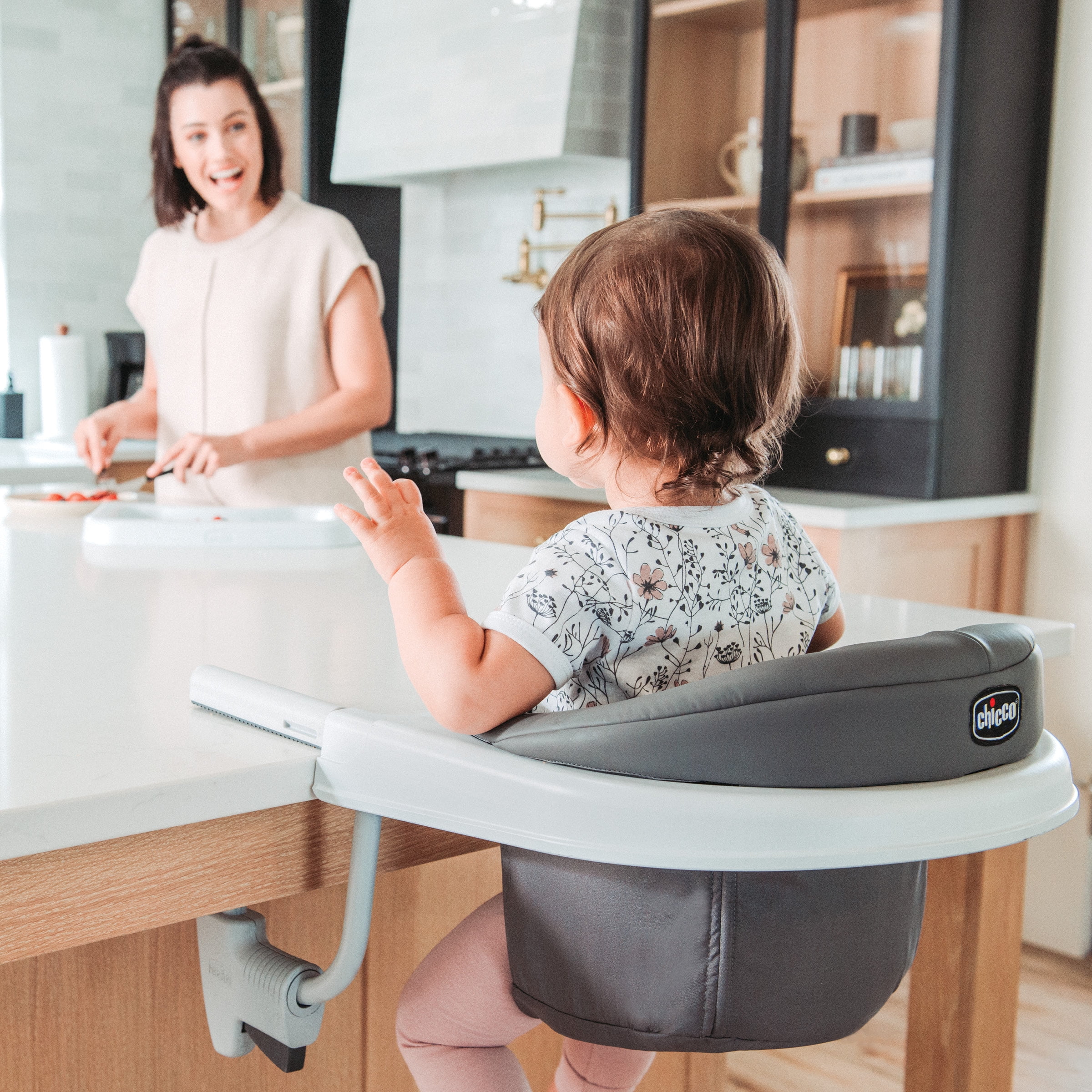 Chicco FastLock 360 Hook On Chair Charcoal Grey Walmart