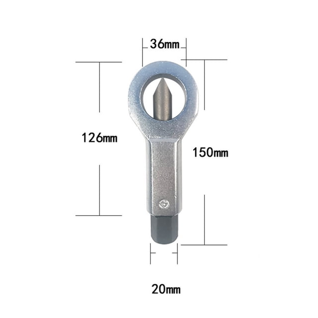 Vacemry Nut Splitter Breaker Heavy-Duty Manual Nut Remover Extractor Tool For Rusted Jammed Bolts Nuts Removal Automotive Workshop Home Garage Repair