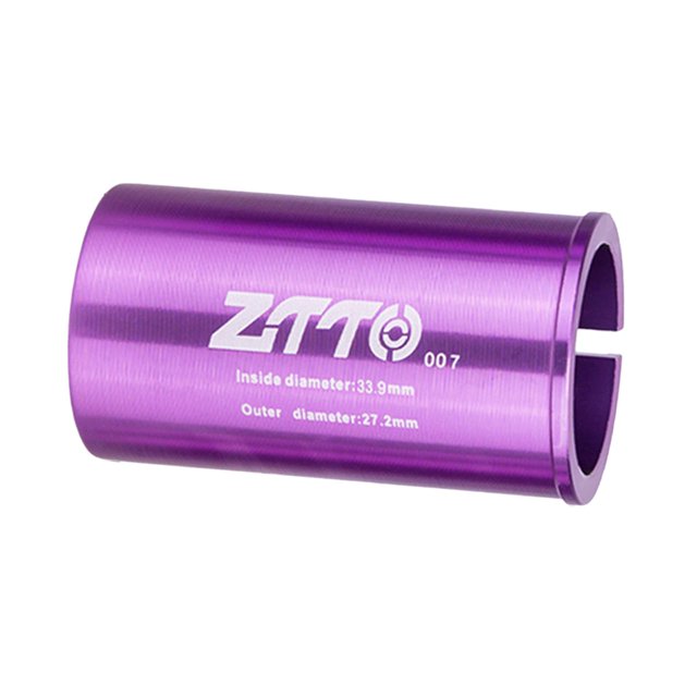 Adaptador de bicicleta, adaptador de conversión de manguito reductor, fabricado en aluminio, resistente a la oxidación y 339 a 272 mm