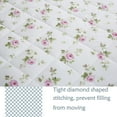 thumbnail image 2 of Lanpei Vintage 3-Pieces Pink Beige Floral Comforter Bedding Sets, King, 2 of 8