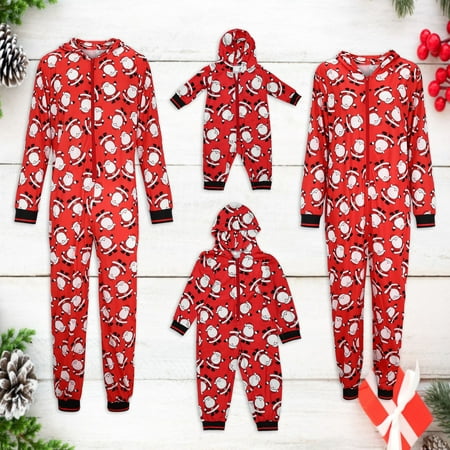 

KEUSN Christmas Print Matching Family Christmas Pajamas Set