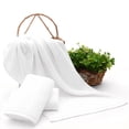 thumbnail image 4 of Toalla de baño Miyuadkai de 40 x 60 cm en forma de U, antideslizante, para el hogar, color blanco, talla única, 4 of 8