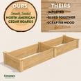 thumbnail image 6 of Greenes Fence 2' x 8' x 10.5" (3/4" Thick) Premium Cedar Raised Garden Bed, 6 of 8
