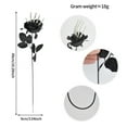 thumbnail image 2 of 1. Bendable Skeleton Hand Silk Rose Bouquet Halloween Floral Decor Adjustable Stem For Parties Weddings Indoor Outdoor, 2 of 9