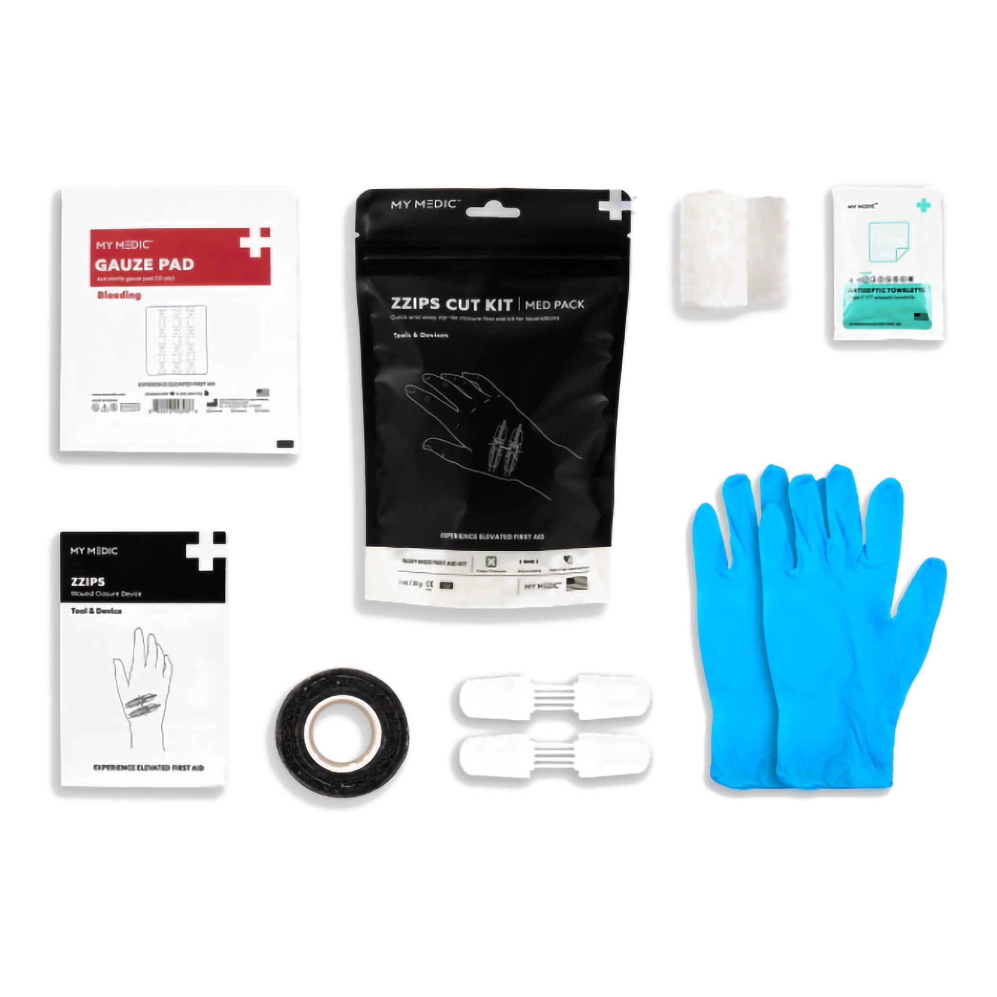 My Medic Med Packs Zzips First Aid Kit for Cuts and Lacerations