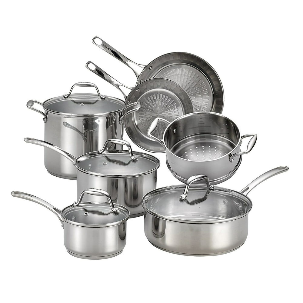 T-Fal Performa X Stainless Steel 11Pc Set - Walmart.com - Walmart.com T Fal Performa Stainless Steel Reviews