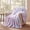 Pastel Lilac/Pink Tulle, variant on U by Bedsure Gentlesoft Fluffy Faux Fur Throw Blanket, Tie-Dye Taupe Couch Cover, Gift for Women & Teens, 50x60 inches