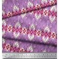 thumbnail image 2 of Soimoi Cotton Cambric Fabric Aztec Geometric Print Sewing Fabric Yard 42 Inch Wide, 2 of 3