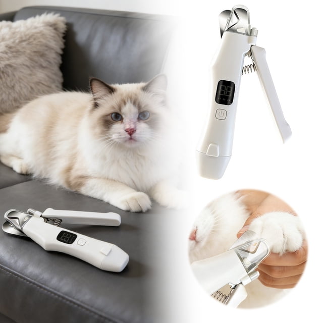 TIELUTT Nail Clipper with LED Light for and Precise Grooming at Home Pet Dog Quiet Dog Nail Grinder Dog Brush Dog Nail Grinder with Light Puppy Nail File