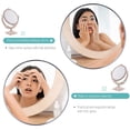 thumbnail image 3 of SHISUYAN 1pc Vintage Double-side Mirror Round Standing Mirror Rotating Cosmetic Mirror, 3 of 9