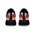 thumbnail image 4 of Hippie Peace Sign American flag Imagine All The People Living Life In Peace Shoes Sneakers Black Size 9, 4 of 7