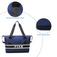 thumbnail image 3 of Bolsa de viaje,Bolsa de fin de semana,Bolsa de mano de lona impermeable para gimnasio,Bolsas de viaje para llevar durante la noche para mujeres con bolsillo húmedo en la manga del carrito,Bolsas de, 3 of 5
