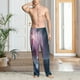 thumbnail image 2 of Balery lighthouse Waves Torrential Rain Pantalones de pijama para hombre, pijama ultraligero, pantalón de descanso-3X-Large, 2 of 6