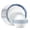 Acadia, variant on 18-Piece Service for 6 Dinnerware Set Triple Layer Glass and Chip Resistant, Lightweight Round Plates and Bowls Set, Winter Frost White