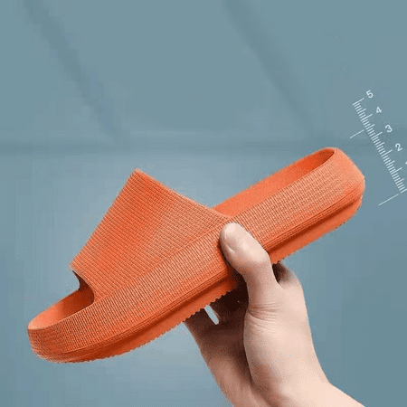

Pillow Slippers Thick & Soft Bottom Slides Summer Indoor And Outdoor Slippers