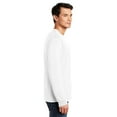 thumbnail image 4 of Gildan Ultra Cotton Men's Long Sleeve Pocket T-Shirt, Comfortable, Crewneck Classic Fit, White, M, 4 of 5