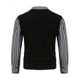 thumbnail image 5 of Vedolay Mens Sweaters Loose Autumn Winter Striped Sweater Men Pullover Grey,3XL, 5 of 5