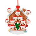 thumbnail image 3 of Christmas Gift for Family 11 Maxora Personalized Ornaments  Gingerbread House Family, 3 of 6