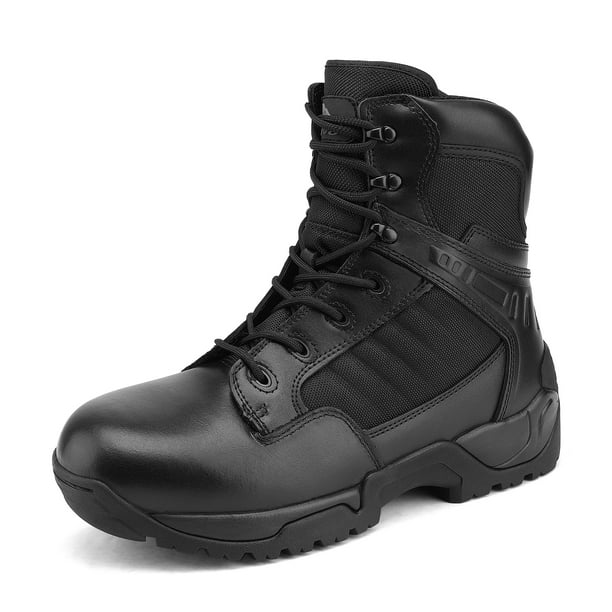 NORTIV 8 - NORTIV 8 Mens Hiking Combat Ankle Boots Side Zipper Military ...