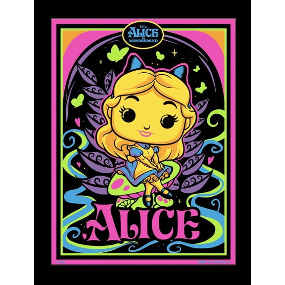 Funko Alice in Wonderland: Alice Black Light Poster