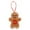D, variant on Christmas Decorations, 4.33Inch Felt A to Z Letter Gingerbread Man Initial Christmas Ornaments for Tree, Assorted Gingerbread Figurines Ornaments, Christmas Tree Hanging Decorations, L