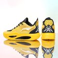 thumbnail image 5 of Men's Mid-Top Lace-Up Basketball Sneakers, Grid Textured Upper Athletic Shoes for Sports and Daily Wear, 5 of 7
