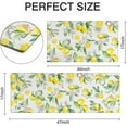thumbnail image 3 of Lemon Kitchen Rugs Set of 2, Farmhouse Lemon Kitchen Rugs and Mats Non-Slip Washable, Lemon Kitchen Decor Floor Mats for Kitchen Sink Laundry Room, 17x30+17x47 Inch Yellow, 3 of 6