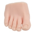 thumbnail image 1 of Practice Foot Model,  Practice  Foot Model, Medium Skin Color Nail Art Training Display Silicone Half Foot Model, 1 of 8
