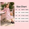 thumbnail image 6 of Aideaone Little Girls Sleeveless Dress with Ruffle Cardigan 2 Piece Set Butterfly Print 5 to 12, 6 of 6