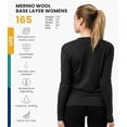 thumbnail image 3 of 𝗕𝗥𝗘𝗔𝗧𝗛𝗔𝗕𝗟𝗘 Merino.tech Women’s Lightweight Merino Wool Long Sleeve Base Layer Top with Hiking Socks, 3 of 11