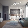 thumbnail image 3 of Mistaha Simple Design Ceiling Lamp 2 Branches Curved Light for Bedroom Living Room Decoration Lamp 4000K, 3 of 7