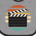 thumbnail image 4 of Inktastic Movie Film Clapboard Boys or Girls Baby Bib, 4 of 4