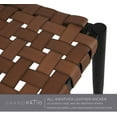 thumbnail image 6 of Grand Patio Outdoor/Indoor Aksel 2-Seat Entryway Bench, Natural Brown, 6 of 9
