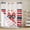 Red, Blue, White, variant on Patriotic USA Flag No Hook Shower Curtain with Snap in Liner, Waterproof Fabric Shower Curtains, Memorial Day Ribbon Bow 4th of July Shower Curtain Set Top See Through for Bathroom 72"x96"