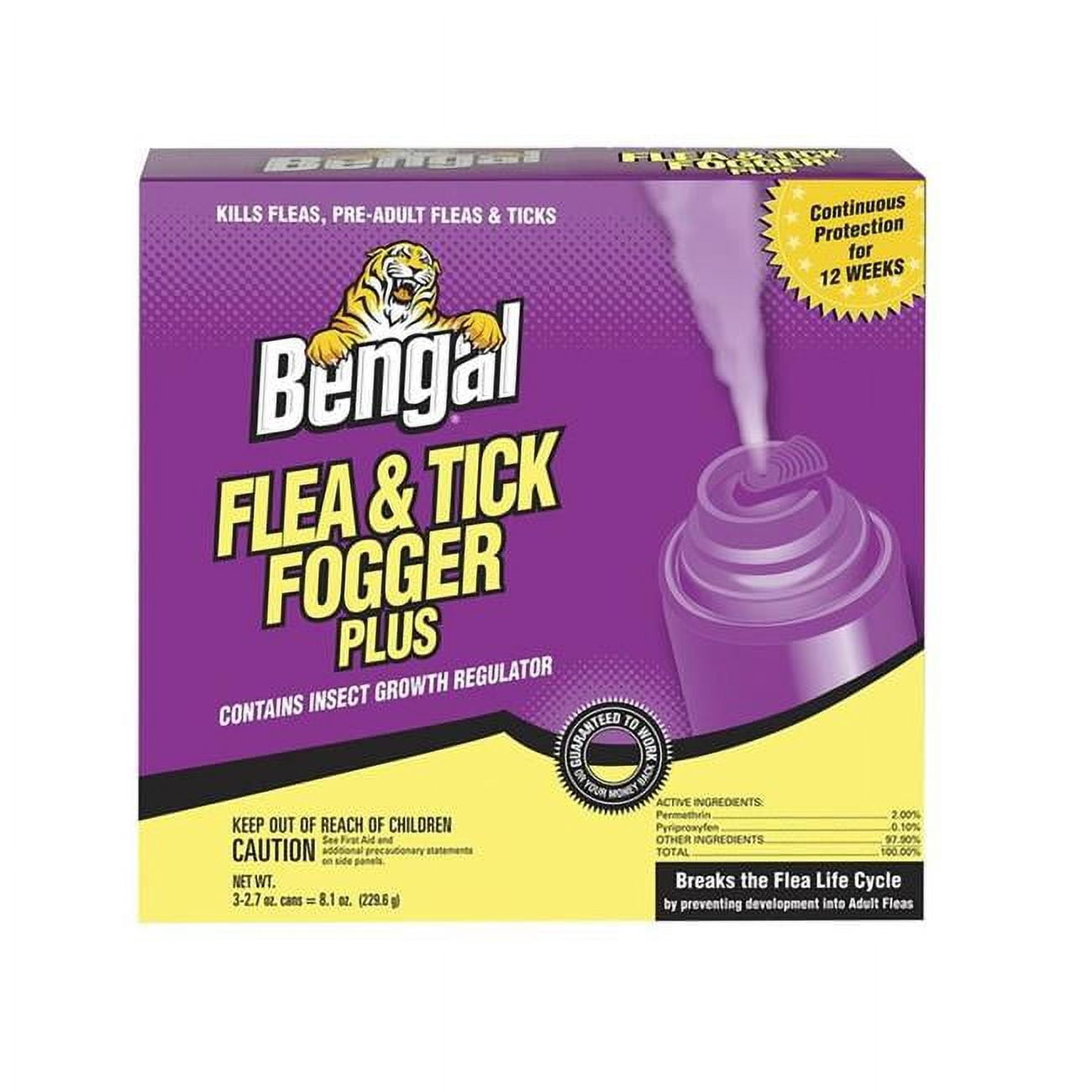 Bengal Products 3.3 oz Fogger Flea & Tick, Pack of 6