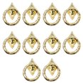 thumbnail image 1 of Miangastore Drawer Knobs Golden Ring Shape 10Pcs 1.5X1.3X0.8In, 1 of 8
