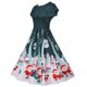thumbnail image 3 of Vestidos Para Mujer Vestido de Navidad Cuello Redondo Manga Corta Vestido de Fiesta Vestido Vintage Odeerbi ODB172443, 3 of 8