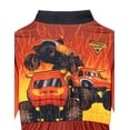 thumbnail image 3 of Monster Jam Little Boys' Zip-Up Coverall Red and Yellow El, 3 of 4